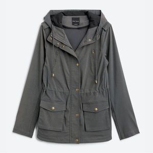 Eden Society Cargo Jacket in Dark Gray